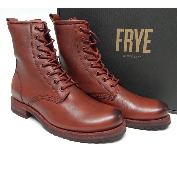 Frye Veronica Combat Boots - Picture 1 of 6